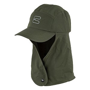 Boné Legionário Curtlo Expedition Proteção Solar EC50 Verde