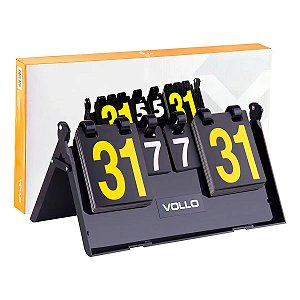 Placar de Mesa Marcador Manual de Pontos Dobrável Vollo