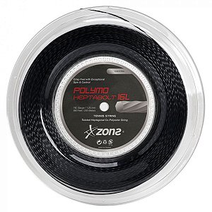 Corda Zons Heptabolt 16L 1.25mm Preta Rolo com 200 Metros