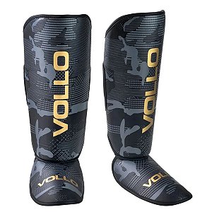 Protetor de Canela Caneleira Muay Thai Kickboxing Vollo