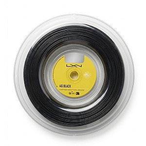Rolo de corda de Tenis Luxilon 4G 125 Preta 200M