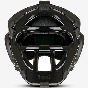 Capacete Fheras com Grade preto