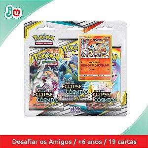 Blister Triplo Pokémon TCG Eclipse Cósmico - Victini