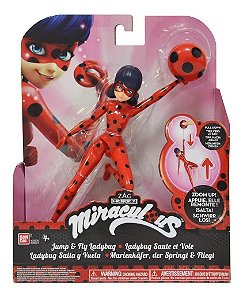 Boneca Ladybug Pula E Voa 20 Cm Sunny 1641