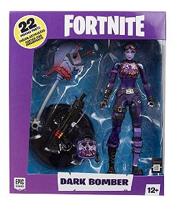 Boneco Fortnite Dark Bomber E Acessórios Fun 84927