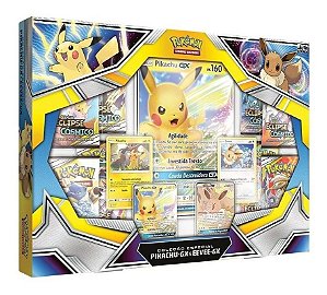 Box Pokemon Pikachu-gx E Eevee Gx Espada E Escudo Cards