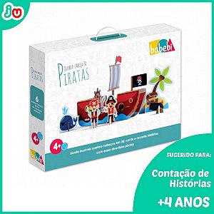 Brinquedo Criativo Quebra-Cabeça 3D Piratas Babebi +4 anos