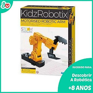 Brinquedo STEM Braço Motorizado Robótica 4M KidzRobotix