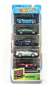 Hot Wheels Hw Exotics Pacote Com 5 Carros Gtn33