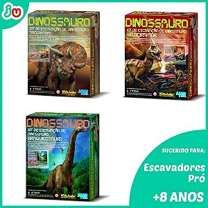 Kit 2un Escavação de Esqueleto 4M Kidzlabs Escolha os Modelo