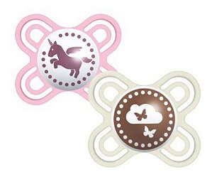Kit Chupeta Perfect Start 0-2 M Meninas Embalagem Dupla 2214