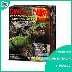 Kit de Escavação de Esqueleto 4M Kidz Labs Tiranossauro Rex