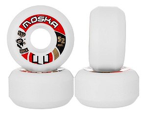 Roda De Skate Moska Rock New White 52mm  53d