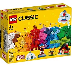 Lego Classic 11008  Blocos E Casas 270 Peças