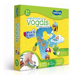 Jogo Educativo Explorando As Vogais -Toyster