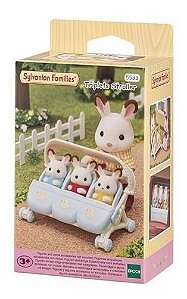 Sylvanian Families Carrinho Para Trigêmeos  Epoch 5533