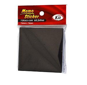 Bloco Adesivo Memo Sticker 76X76mm Kit