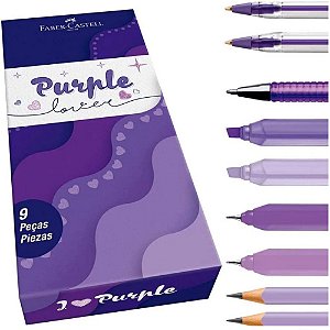 Kit Purple Lover 9 Peças Faber Castell