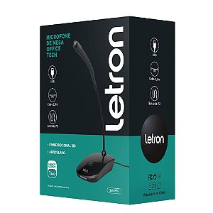 Microfone de Mesa Office Tech Letron COD.74445