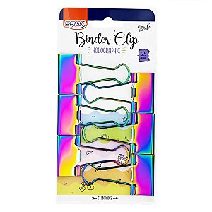 Prendedor de Papel Binder Holographic Brw