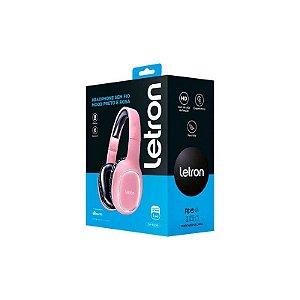 Headphone Sem Fio Mood Preto e Rosa 74462