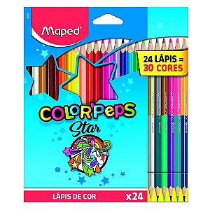 Lata lapis cor artistico com 72 cores maped