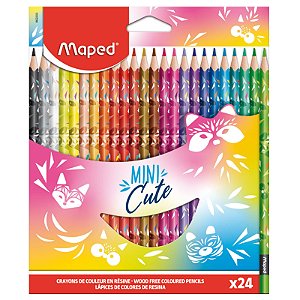 Lapis de cor Mini Cute caixa com 24 cores Maped