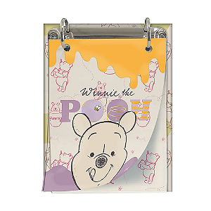 Mini Caderno Argolado com Fichas Pooh REF.4428