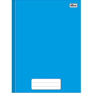 Caderno Brochura CD Pepper Azul 80F Tilibra