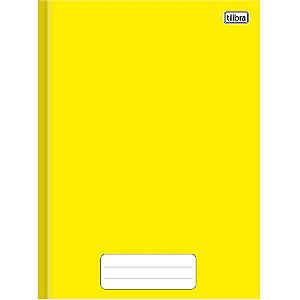 Caderno Brochura CD Pepper Amarelo 80F Tilibra