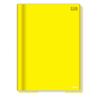 Caderno Brochura CD Lift Amarelo 1/4 48F Credeal