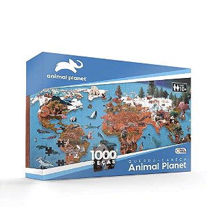 Quebra-cabeça, Animal Planet, 1000P - Pais e Filhos