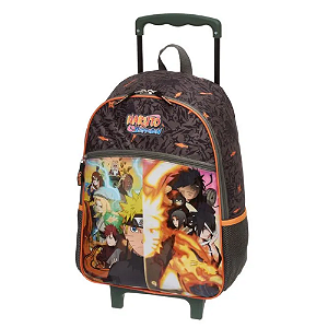 Mochila Com Rodinhas, Naruto Shippuden, Dattebayo, Ref.978A01 - Pacific