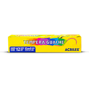 Tempera Guache 12cores Acrilex REF.02012