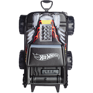 Mala Infantil 3D c/ Rodinhas Hotwheels Bone Monster Maxtoy REF.2501EM24