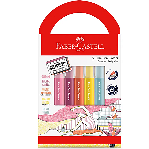 Canetas Fine Pen Colors Revigora e Energiza Faber Castell REF.FPB/ES5REZF