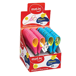 Tesoura Escolar p/Canhotos Molin REF.16008