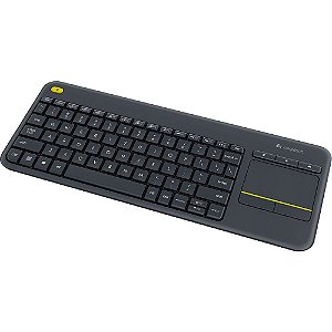 Teclado Sem Fio Touch Keyboard K400 Plus Media
