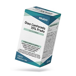 Óleo Canforado 15%  50ml Expectorante Prado