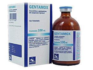 Gentamox 100 Ml Hipra Kit com 3 unidade