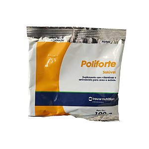 Poliforte Solúvel Para Aves E Suínos E 100g Kit Com 3