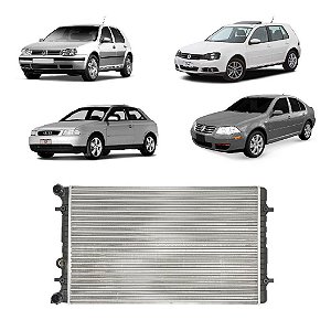 Radiador Golf / Bora / Audi A3 1.6 1.8 2.0 1998-2013