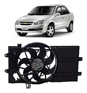 Ventoinha Do Radiador Corsa Classic Flex 2012-2017 Com Ar
