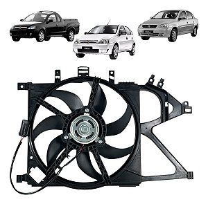 Ventoinha Completa Montana Novo Corsa Com Ar 2002-2005