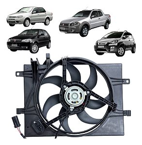 Ventoinha Palio/ Siena/ Strada/ Idea Fire Com Ar 2001 À 2015