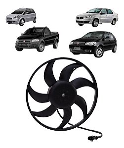 Ventoinha Palio Siena Strada Idea Fire Com Ar 2001-2019 Bher
