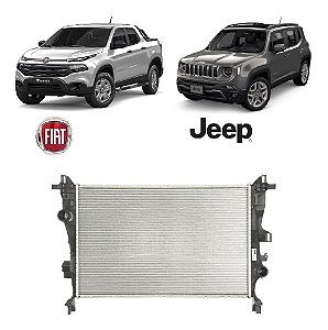 Radiador Fiat Toro E Renegade 2.0 Diesel Manual E Automático