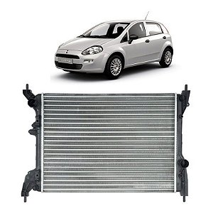 Radiador Fiat Punto 1.4 8v Com Ar 2007-2011 Manual (valeo)