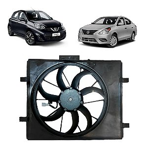 Ventoinha Radiador Nissan March / Versa 1.0 1.6 2014 À 2021