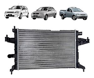 Radiador Corsa Novo / Montana 2002 À 2012 1.0 1.4 1.8 C/ar